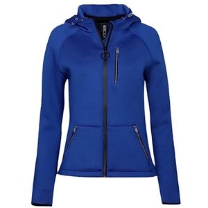 Body Glove Neoprene "Scuba Stretch" Hooded Jacket surf blue royal blue NWT XS